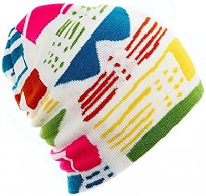 Men Caps, Rukiwa Fashion Warm Winter Women Knit Ski Crochet Slouch Hat Cap (White)