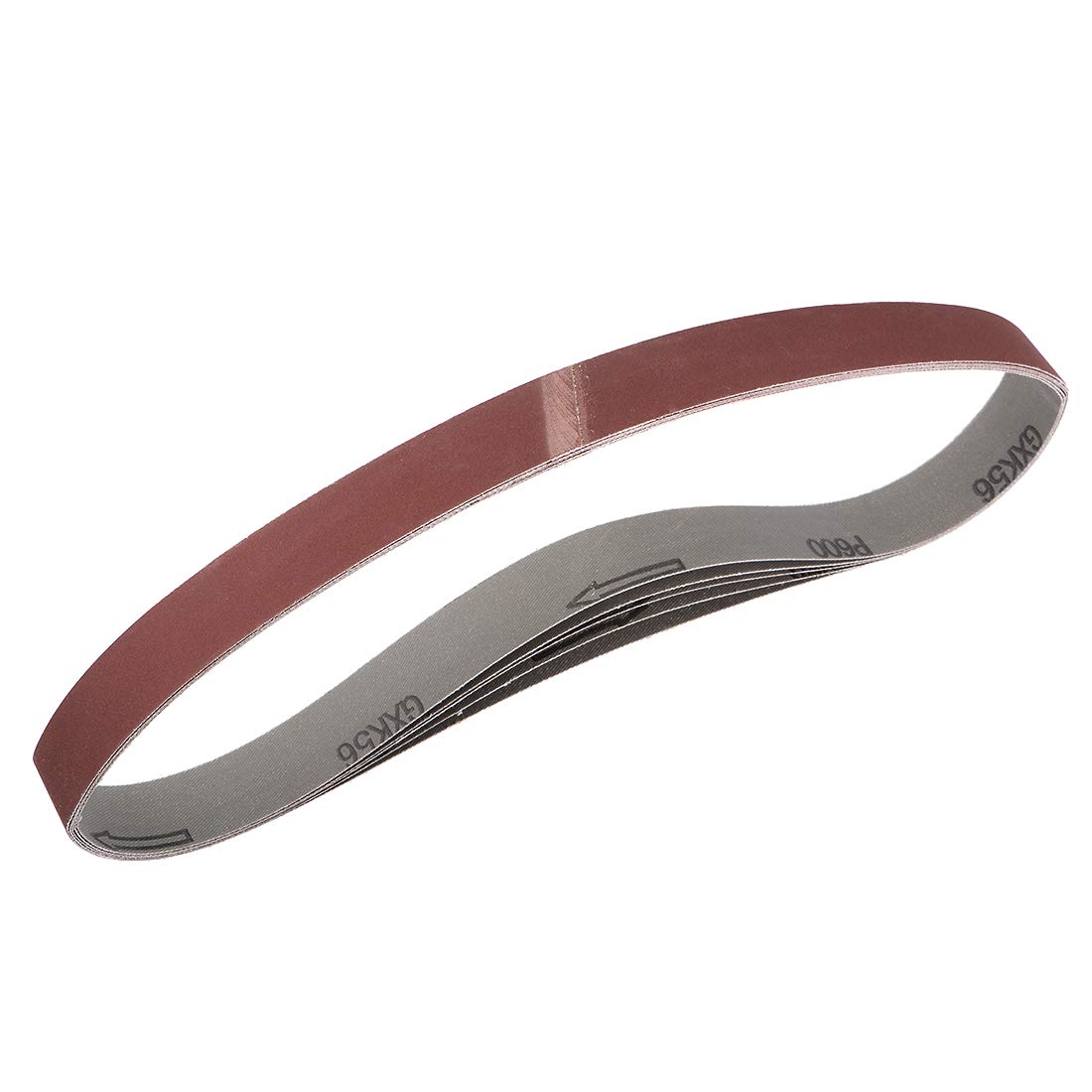 uxcell 1" x 30" 600 Grit Sanding Belt Aluminum Oxide Sandpaper Belts for Portable Strip Sander Wood Finishing Metal Drywall Polishing Sharpening Abrasive Paper 5pcs