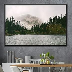 signwin Framed Canvas Wall Art Calming Waters Aerial...