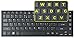 Keyboards Replacement Stickers for Computer, Notebook, PC - Large Letters - Work Easily and Type Faster Even in dimly lit Spaces! See Your Keyboard Clearly - English - UK - Neon Yellow by Royal Green