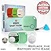 Bluetooth Key Finder - Key Locator Device with App, Siri Compatibility, Extra Battery - Anti-Lost GPS Keychain Tracker Device for Phone, Luggage, Backpack, Wallet - GPS Tracking Chip Tags by Rinex