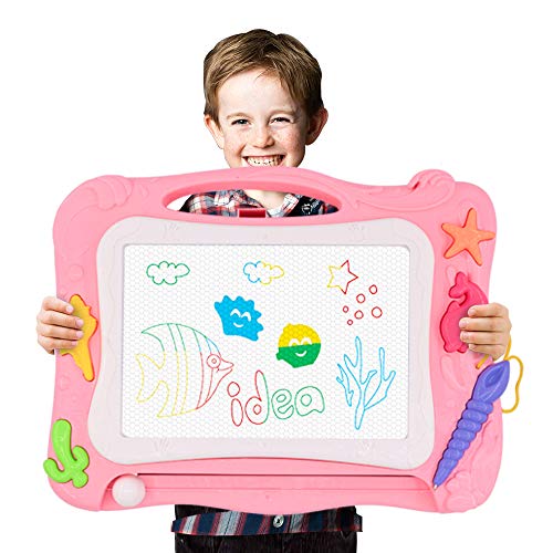 AHCo. Drawing Table for Toddlers Kids Doddle Board with Stand