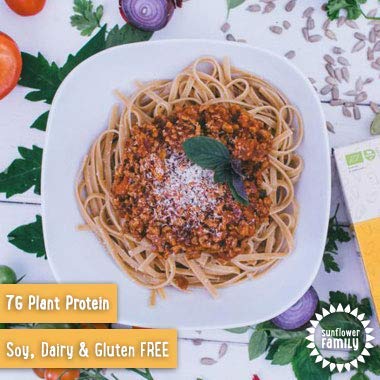 SunflowerFamily Sunflower Bolognese - Certified USDA Organic & Vegan Meat Alternative Meal Kit