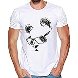 Mens Shirt Haoricu Clearance Men Glasses Panda