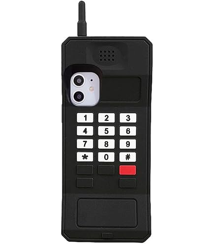 Amazon.com: Tqswdmb Cute Retro Classic Cellular Phone Shaped Case
