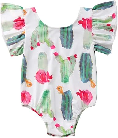 cactus romper baby