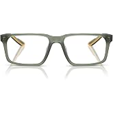 Armani Exchange mens Ax3118u Universal Fit Rectangular Prescription Eyewear Frames