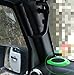 2Pcs/Set Pillar Speaker Loudspeaker Horn Decoration Trim Cover for 2015 2016 Jeep Wrangler (Green)