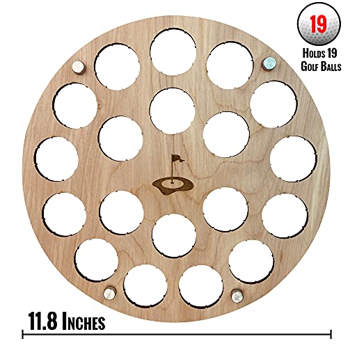 Torched Golf Ball Display Holder Collector’s Case Holds 19 Golf Balls