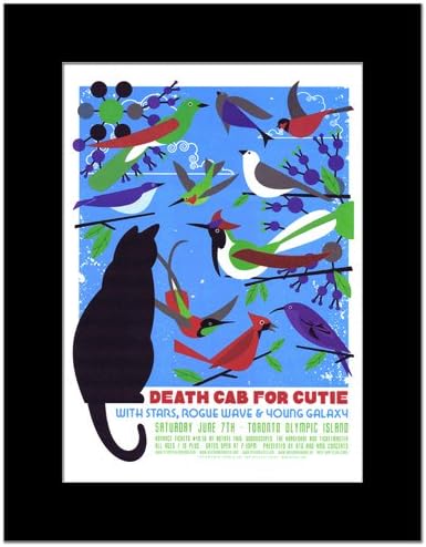 Music Ad World Death CAB for Cutie - Toronto 2008 Mini Poster - 35.6x25.4cm