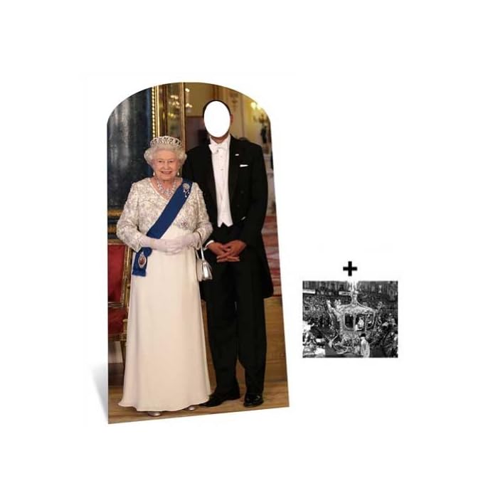 Buy Fan Pack Queen Elizabeth II Standin Lifesize Cardboard Cutout