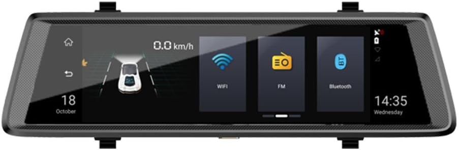 Awakingdemi 10in 1080P HD 4G WiFi Android Car DVR Bluetooth Dash Cam GPS Navigator (A)