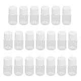 Heyiarbeit 50Pcs Wide Mouth Plastic Bottles 5ml