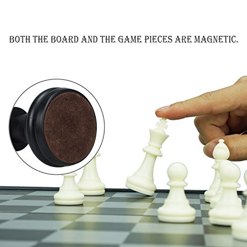 UWANTME 3-in-1 Game Set - Chess Checker and Backgammon