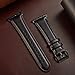 OUHENG Compatible with Apple Watch Band 38mm 40mm, Genuine Leather Band Replacement Compatible with Apple Watch Series 6 5 4 3 2 1 SE 38mm 40mm, Dark Brown
