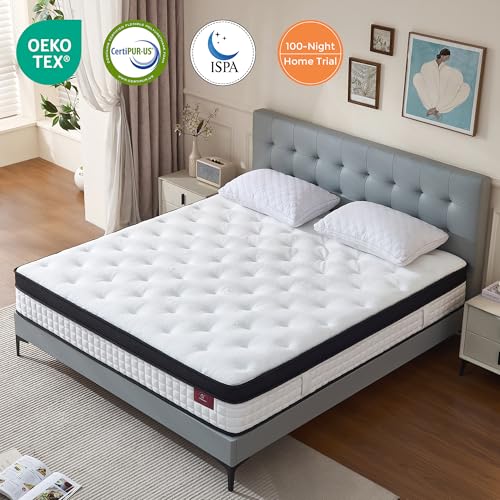 Doublelife Single Mattress 3FT, 11 Inch Extra Thick Gel Memory Foam 9 Zone Orthopedic Mattress, Breathable Foam with Individually Pocket Spring, Motion Isolation(90x190x28cm)
