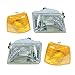 Chrome Headlights & Corner Parking Lights L/R Pair for 93-97 Ford Ranger
