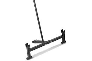 Titan Fitness Full Deadlift Barbell Jack Stand, 2000 LB Capacity, Elevated Lift for Easy Loading and Unloading Barbell Weight Plates, Weight Training, Deadlift Exercises, Powerlifting, Home Gym