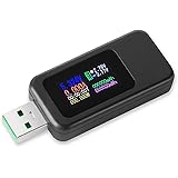 YOJOCK USB Tester Multimeter Digital 4-30V 0-6.5A, QC 3.0 Power Meter Voltage and Current Tester Detector, Volmeter Ammeter P