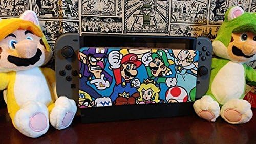 nintendo switch dock sock with suede.