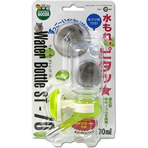 マルカン ウォーターボトル マルチカラー 小動物用 70ml ゴム製商品画像