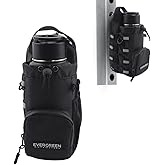 EVERGREEN DISTRIBUTERS Magnetic Gym Bags for Men and Women - Crossbody Water Bottle Carrier Bag with Phone Pocket - Small Gym Bag Perfect for Organizing Gym Accessories