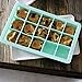 Casabella Cookie Dough Trays with Lids, Aqua/White