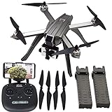 Blomiky WiFi 5G 1080P MJX Bugs 3 Pro B3 Pro GPS Brushless RC Quadcopter Drone Support 4K and 1080P Action Camera Bonus Battery B3Pro Grey