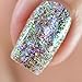 Diamond - iridescent flakie topcoat nail polish by Cupcake Polish