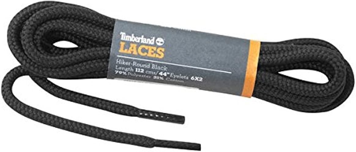 black timberland laces