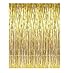 Set of 2 Shiny Gold Metallic Foil Fringe Door & Window Curtain Party Decoration 3' X 8' (36