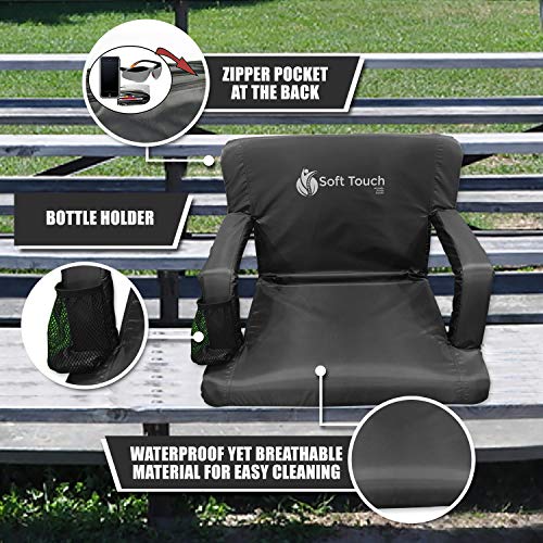 Stadium Seats for Bleachers Bleacher Seats with Backs and Cushions