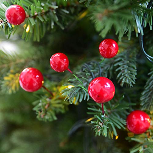 Nesee Christmas Xmas Simulation Cherry Hanging Ornaments for Christmas Tree Decoration, Festival Holiday Cute Drops Finials Wedding New Year Decorative Pendant Gifts