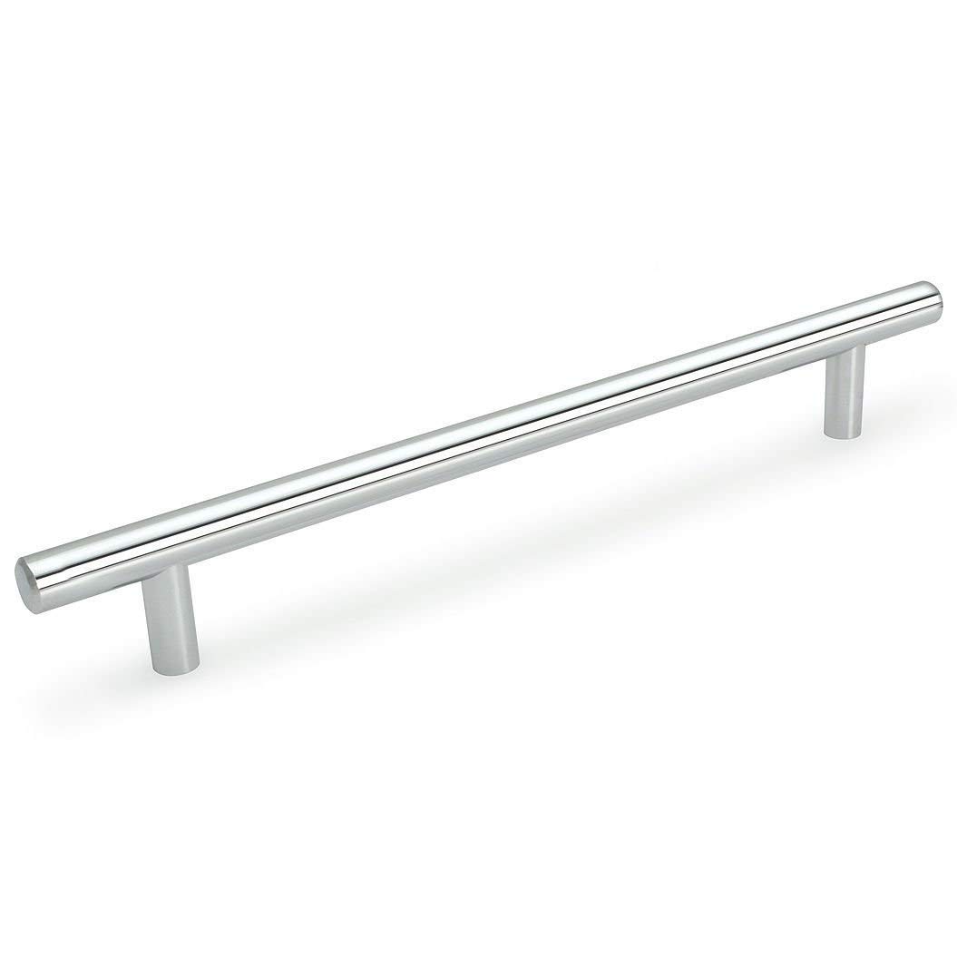 Best 10 Pack Polished Chrome Cabinet Hardware Euro Style Bar Handle Pull