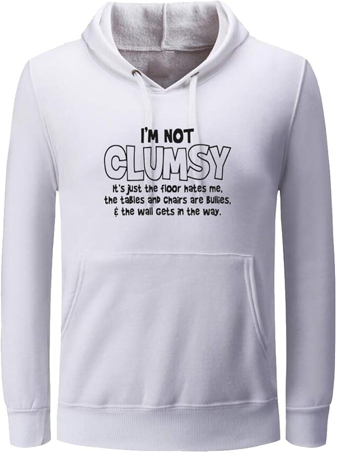 Unisex I'm Not Clumsy It's Just That Funny Graphic Hoodies