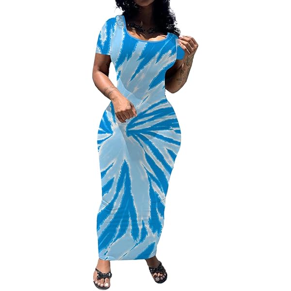 Nimsruc Sexy Crew Neck Lounge Long Dress Fitted Long Sleeve Ribbed Bodycon  Maxi Dresses for Women 2024 Grey S at Amazon Women's Clothing store