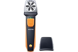 Testo 0560 1410 410I Vane Anemometer Smart and Wireless Probe, 1" Height, 2" Width, 6" Length