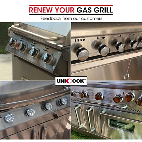 Unicook Grill Control Knobs Replacement 2 Pack, Gas Grill Burner Knob