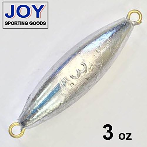 Torpedo 3 oz Fishing Sinker, Lead, Weight