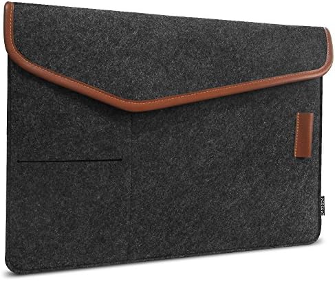 ACECOAT Felt Envelope Sleeve Pocket Pouch Case Cover Bag For Fire 7" / Fire HD/ Fire HDX /Fire HD 8 (Black)