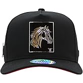 Ferreti Culiacan The Horse Hat - Premium Black Trucker Hats for Men and Women, Ball Caps for Men for Any Occasion, Gorra para Hombre Ajustable, Black Snapback Cap - Adjustable Size
