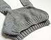 Elevin(TM) Baby Kids Boy Girl Knitted Crochet Rabbit Ear Beanie Winter Warm Hat Cap (Gray)