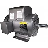 Baldor L1430T General Purpose AC Motor, Single Phase, 184T Frame, ODTF Enclosure, 5Hp Output, 1725rpm, 60Hz, 230V Voltage