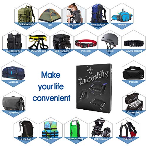 Field Repair Buckle Plastic Buckle Adjustable Buckle 1 Inch Strap Flat