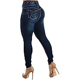 Moda Xpress Butt Lifting Jeans for Women - High Waisted Skinny Levanta Cola Stretch Jeans