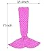 JR.WHITE Mermaid Tail Blanket Kids and Adults, Hand Crochet Snuggle Mermaid, All Seasons Seatail Sleeping Bag Blanket (Adult-Scale-Pink)