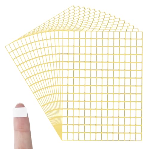 Gjinxi 2940PCS Matte White Labels Stickers, Small