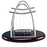 Dreamyth Arc-Shaped Newton's Cradle Balance Ball Science Puzzle Fun Desk Toy Gift (A)