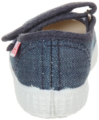 Cienta Mary Jane Sneakers for Girls - Denim Casual Shoes with Adjustable Strap, 28 EU (10.5 M US Toddler)