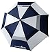 Athletico 68 Inch Automatic Open Golf Umbrella - Extra Large Double Canopy Umbrella is Windproof and Waterproof - Features Ergonomic Rubber Handle (Navy Blue/White, 68 inch)